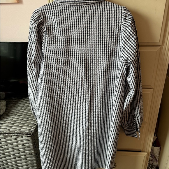 A line, classic gigham dress, tag on never worn sz 10 - Picture 4 of 5